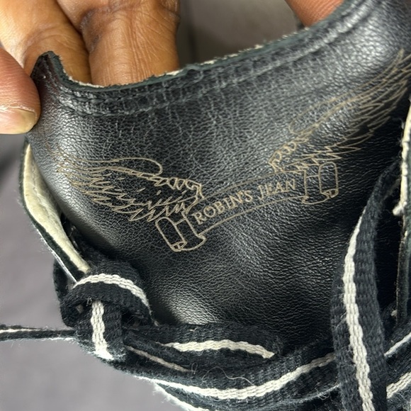 🔥🔥🔥 Robin’s Jeans Men's Nathan Black Sneaker Size: 11🔥🔥🔥 - Picture 13 of 14
